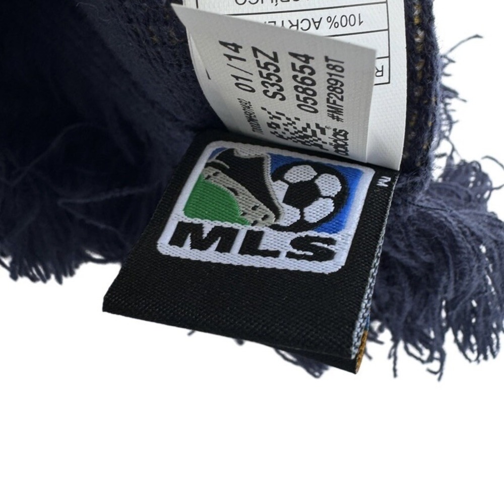 Los Angeles Galaxy Adidas Scarf Blue Gold Soccer MLS LA Football Merchandise Fan - Picture 3 of 8